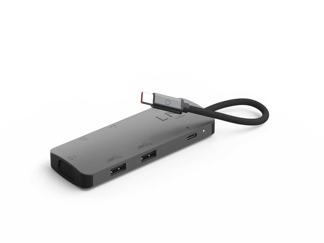 7in1 4K Triple Display HDMI Adapter with PD and Peripheral Ports