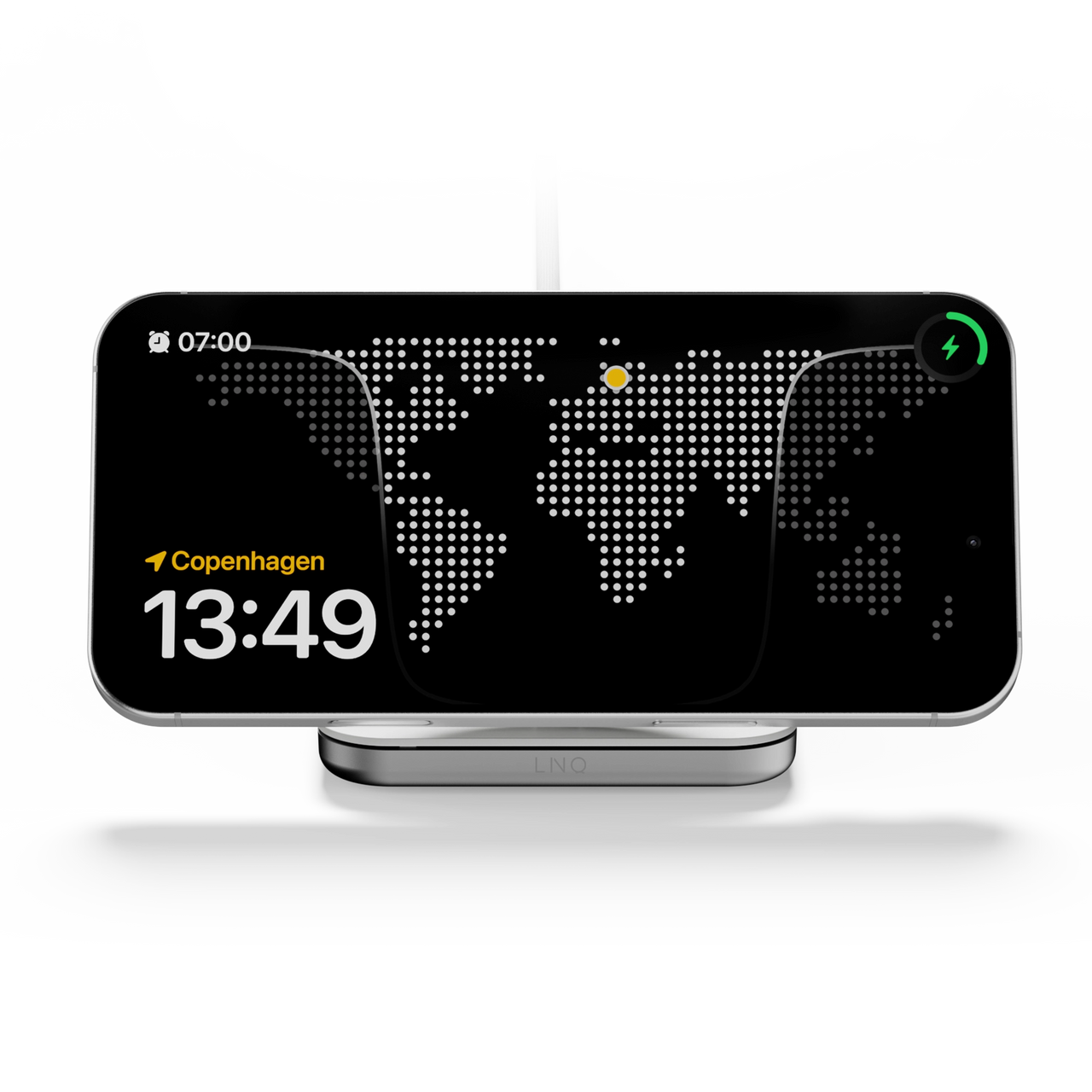 Dual-Position Nightstand Wireless Charger