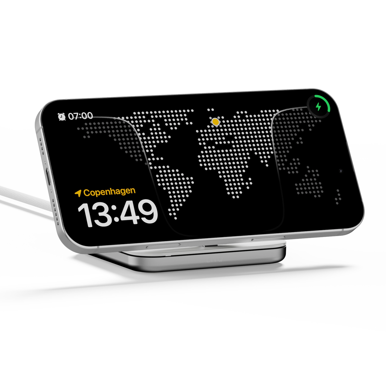 Dual-Position Nightstand Wireless Charger