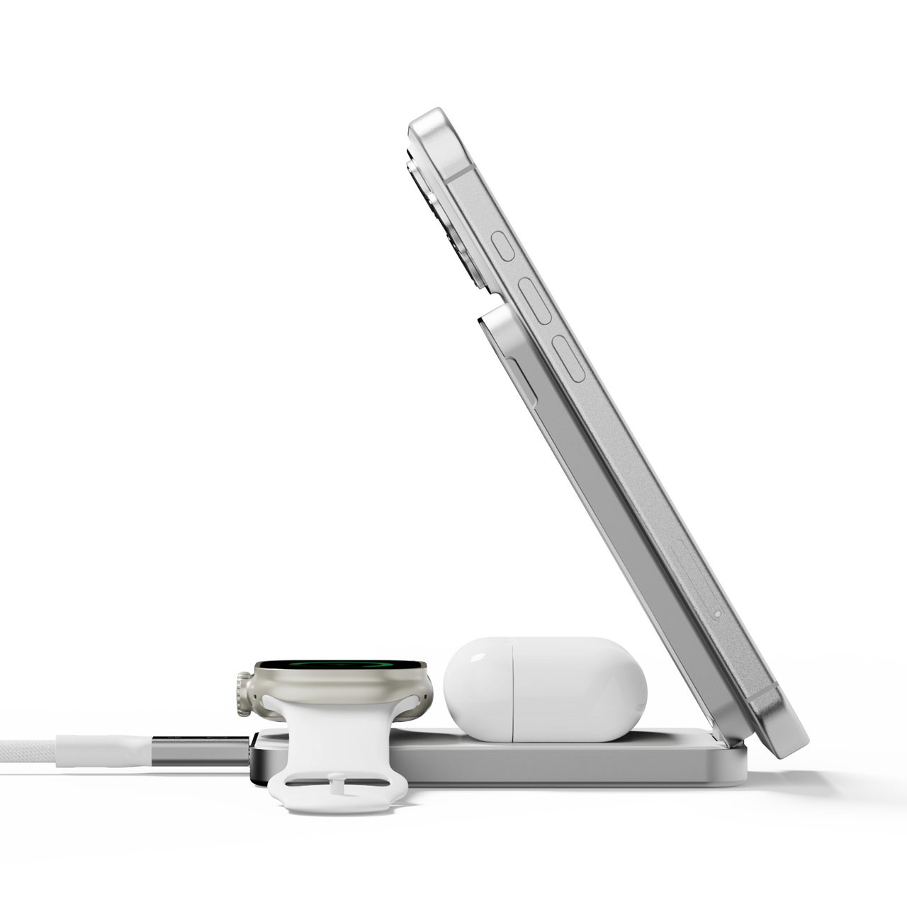 3in1 Magnetic Wireless Powerbank & Stand 8000